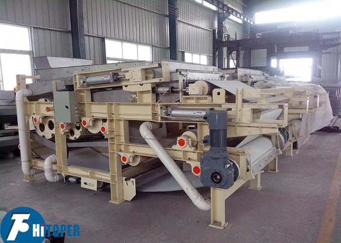 Industrial Belt Filter Press Machine Continuous Work Type For Sludge Dewatering