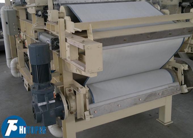 Oil Refining Automatic Belt Filter Press , High Precision Sludge Dewatering Machine
