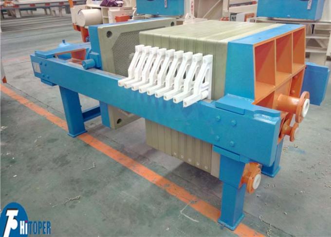 Polypropylene Plate Industrial Filter Press Wastewater Treatment Equipment Usage