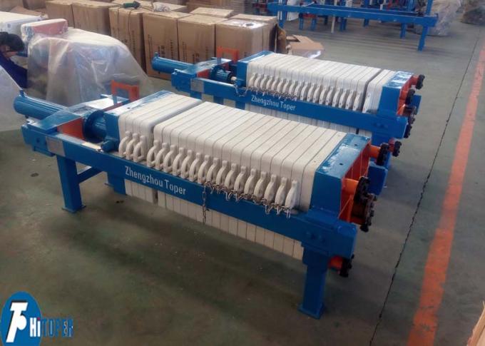 High Efficiency Industrial Filter Press , WWTP 4m2 Automatic Filter