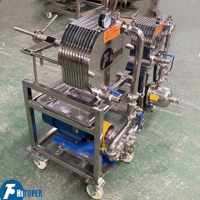 Plate and Frame Filter Press with Motor and Flexible Movement for Easy ...