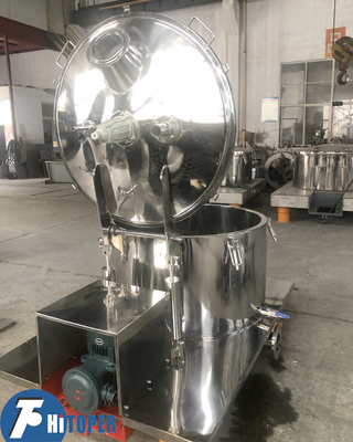 Pharmaceutical Industrial Separator, Stainless Steel Basket Centrifuge Top Manual Discharge