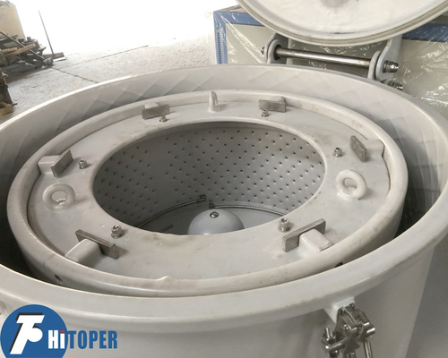Automatic Bag hoist top discharge basket centrifuge of stainless steel material for oil filtering