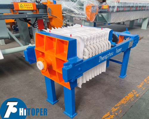 Industrial Filter Press Featuring Hydraulic Power Pack and Logic Controlled Devices for Streamlined Filtration Operation