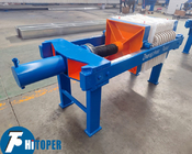 Filter press equipment for sewage treatment plant, easy PP plate and frame filter press operation.