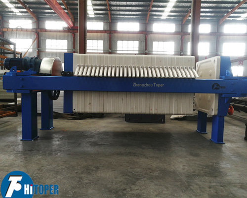870mm PP Plate Mechanical Industrial Filter Press With Electric Motor Drive For Refining