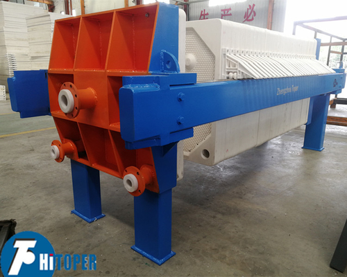 870mm PP Plate Mechanical Industrial Filter Press With Electric Motor Drive For Refining