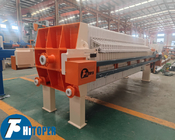 Export to Georgia Automatic Recessed Industrial Filter Press 870mm Filter Plate PLC Control