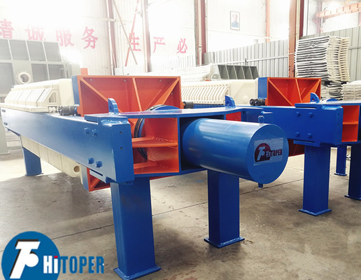 Granite Cutting Wastewater Dewatering Hydraulic Cylinder Pressing Industrial Filter Press