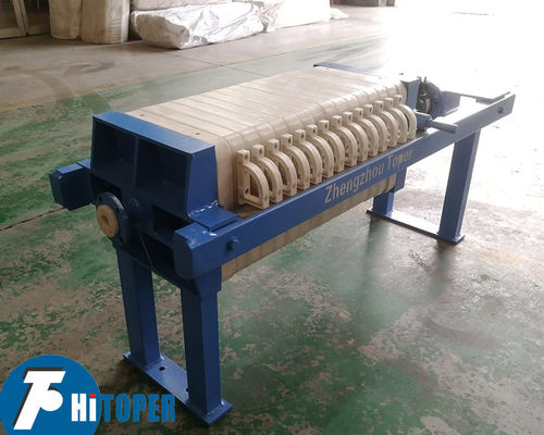Industrial Filter Press Manual Jack Screw Type for Solid Liquid Separation in Oil Chemical Pharmacy and Sewage Treatment Applications