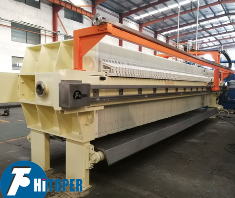 Customized 240m2 Automatic Chamber Filter Press 1250x1250mm High Temperature PP Plate