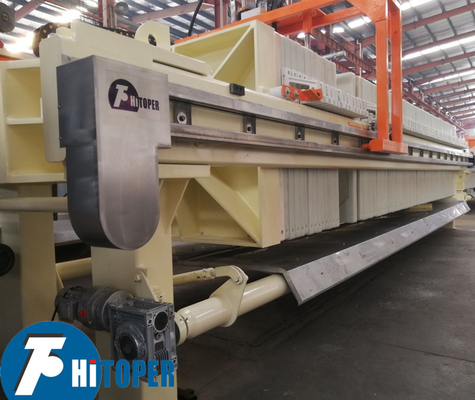 Customized 240m2 Automatic Chamber Filter Press 1250x1250mm High Temperature PP Plate