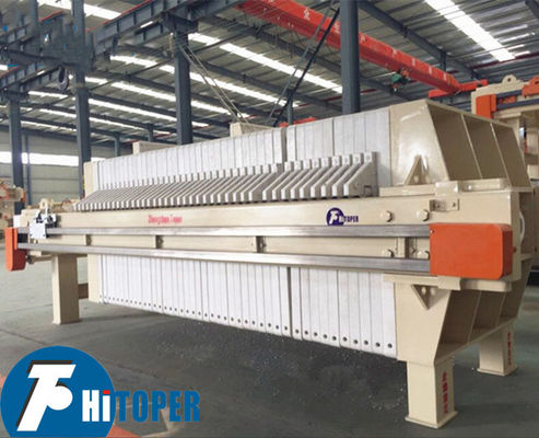 Hydraulic Chamber Filter Press with Automatic Control System and Safety Devices for and Wastewater Sludge Separation