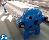 Carbon Steel Frame Round Plate Filter Press High Pressure Solid Liquid Separation Usage