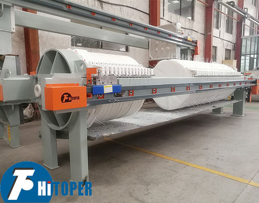 Automatic Round Plate Filter Press with Hydraulic System and 800mm PP Filter Plates for Industrial Solids Liquid Separation