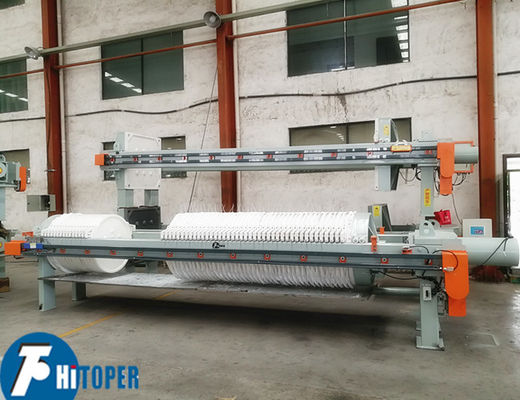 4.0KW Automatic Round Plate Filter Press For Kaolin and Ceramic Clay Industry Sludge Dewatering