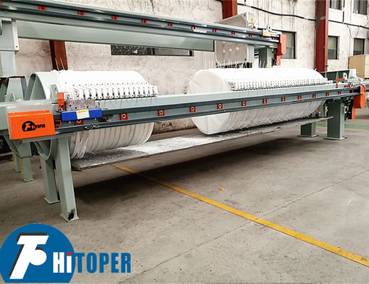 4.0KW Automatic Round Plate Filter Press For Kaolin and Ceramic Clay Industry Sludge Dewatering