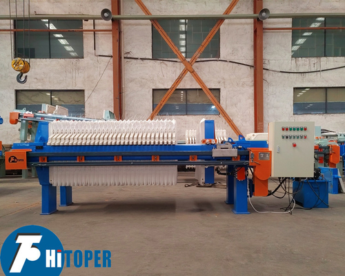 0.6Mpa Automatic Chamber Filter Press For Polished Terrazzo Tiles Wastewater Treatment