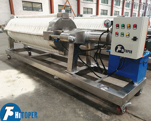 Cotton Cake Filter Press Designed for Filtering Purifying Liquids in Fermentation Enzymes RNA Gelatin and Food Industries