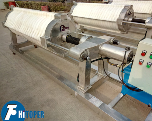 Cotton Cake Filter Press with Sanitary Grade PP Filter Plate for Effective Gelatin Filtration in Food and Beverage Industries