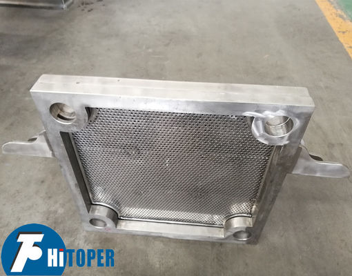 Stainless Steel Filter Press for Solid Liquid Separation in Beverage Juice Wine and Chemical Industries with SS304 Plate Structure