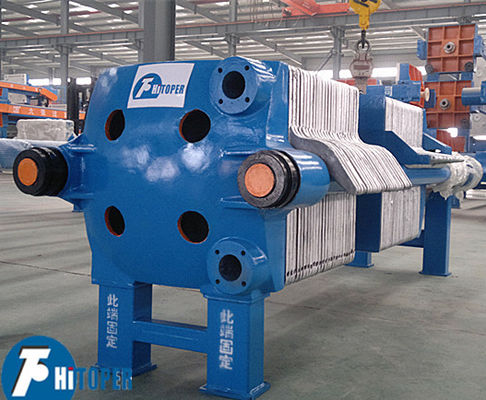 Heavy Duty Plate and Frame Filter Press Suitable for Dewatering and Filtration of High Temperature Industrial Materials