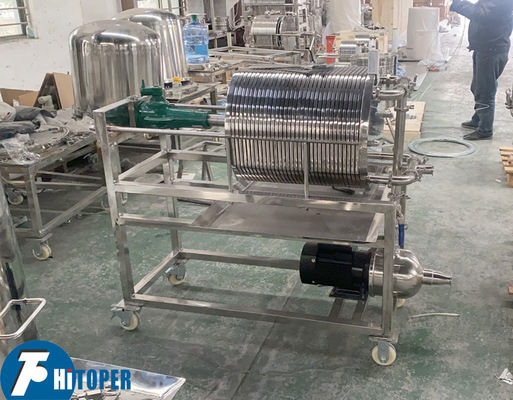 Plate and Frame Filter Press Equipped with Silicone Rubber Seals and Customizable Layers for Solid Liquid Separation Processes