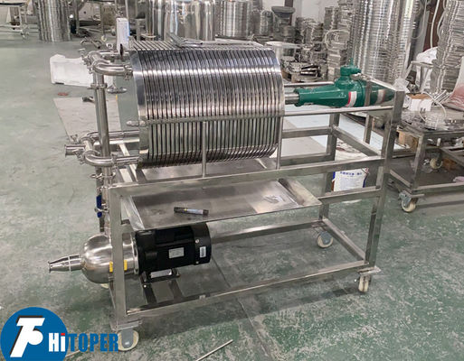 Plate and Frame Filter Press Suitable for in Petrochemical Environmental Protection Brewing and Water Treatment Industries