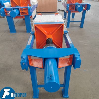 4m2 Chamber Filter Press Featuring Reinforced Polypropylene Plates Ideal for Mineral Processing Sugar Starch and Sewage Treatment Operations