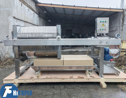 Stainless Steel Filter Press Round Plate and Frame Models Designed for Food Grade Olive Oil Filtration and Industrial Liquid Processing