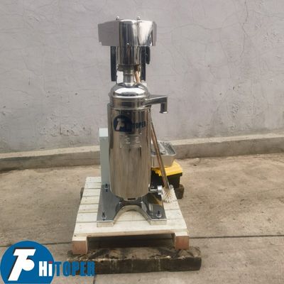 Durable Tubular Centrifuge for Liquid Liquid Separation and Removal of Fine Solid Particles in Industrial Processes