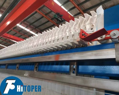 Chamber Filter Press Featuring Polypropylene Plates and Hydraulic Unit for Solid Liquid Separation and Easy Maintenance