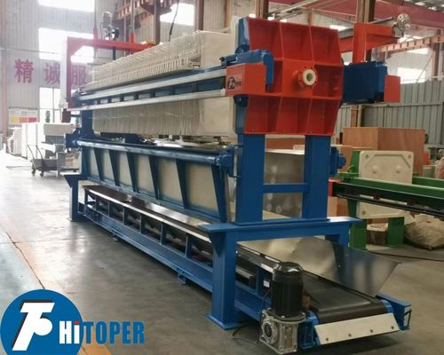 Chamber Filter Press Featuring Polypropylene Plates and Hydraulic Unit for Solid Liquid Separation and Easy Maintenance