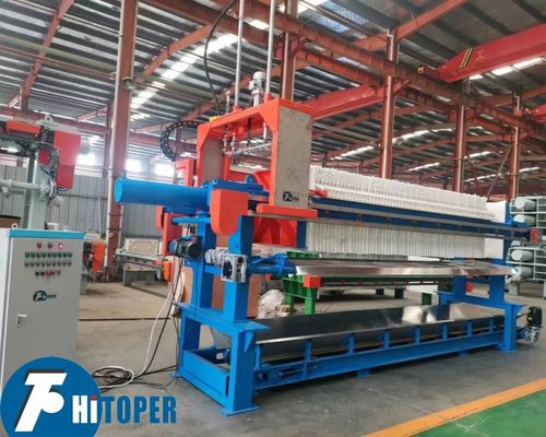 Chamber Filter Press Featuring Polypropylene Plates and Hydraulic Unit for Solid Liquid Separation and Easy Maintenance