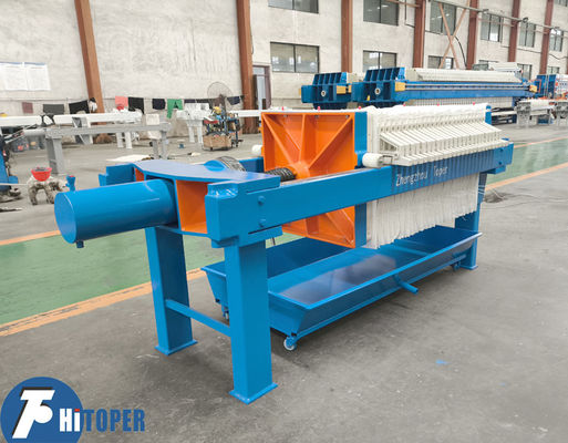 630x630mm Recessed Plate Chamber Filter Press Manual Jack Filter Press Suitable for Small Scale Filtering