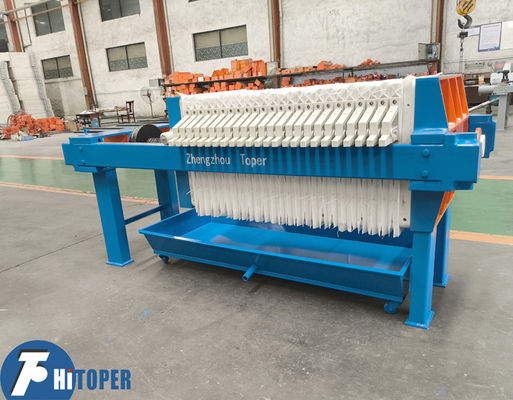 630x630mm Recessed Plate Chamber Filter Press Manual Jack Filter Press Suitable for Small Scale Filtering