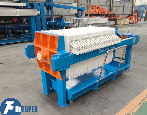 630x630mm Recessed Plate Chamber Filter Press Manual Jack Filter Press Suitable for Small Scale Filtering