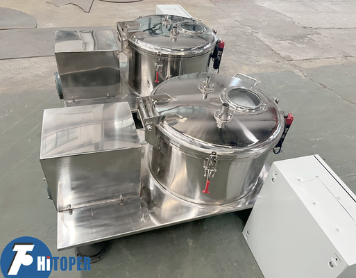 Small Pilot Use Stainless Steel Table Top Discharge Centrifuge Separator.20L Volume Drum Separator