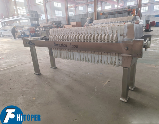 SS304 Filter Plate Stainless Steel Filter Press for Fine Chemicals Filtration Solution