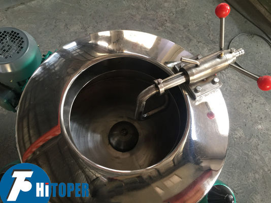 Industrial Basket Centrifuge featuring settlement type drum cylinder wall without holes for separation of solid suspensions
