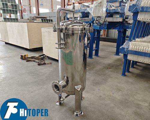 CE Certificated Industrial PP Bag Filter Housing with Stainless Steel Shell