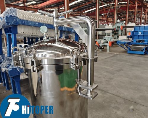 CE Certificated Industrial PP Bag Filter Housing with Stainless Steel Shell