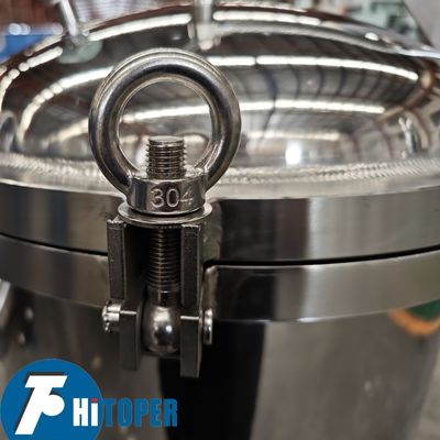 Large Capacity Side Feeding Industrial Stainless Steel Filter Housing With Filtration Metal Basket