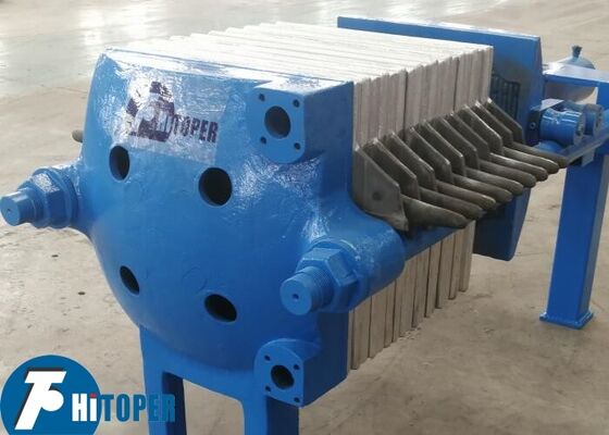 High Temperature Cast Iron Filter Press for Rubber Additives Oils Resins with CE Certification and Long Service Life