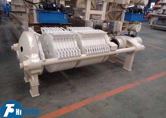 800mm Round Plate Filter Press Equipment for Rare Earth / Bauxite Sludge Dewatering