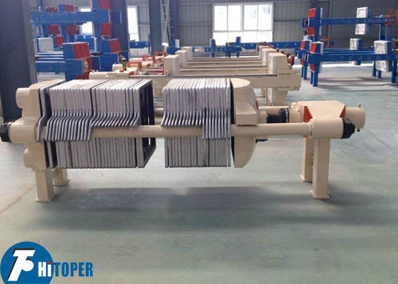 Long Service Life Cast Iron Filter Press for High Temperature Materials Dewatering with High Pressure Resistance