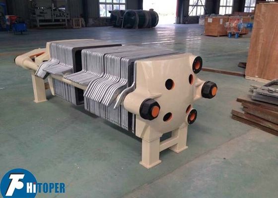 Long Service Life Cast Iron Filter Press for High Temperature Materials Dewatering with High Pressure Resistance