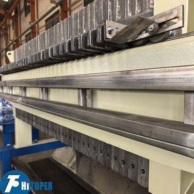Heavy Duty Cast Iron Filter Press for Chemical Industry Applications Including Gypsum and Copper Sulfate Filtration