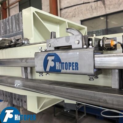 Automatic Hydraulic Cast Iron Filter Press Equipment For Sewage Dewatering Treatment