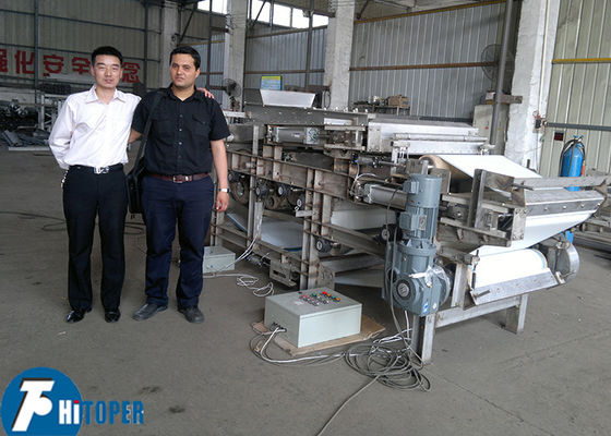 Efficient Belt Filter Press Leather / Printing / Metallurgy Industry Sludge Dewateing